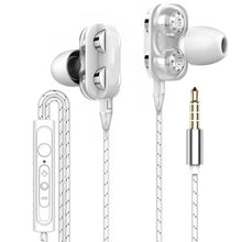 Load image into Gallery viewer, Dual Drive Stereo Wired Earphone